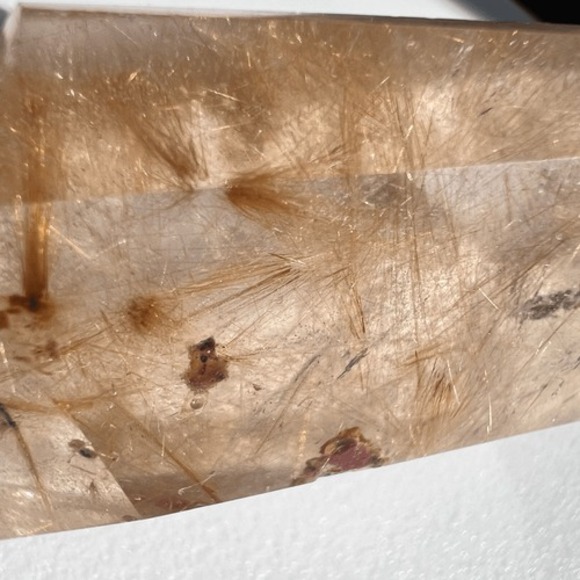 Golden Rutilated Quartz Crystal Freeform - Picture 11 of 16